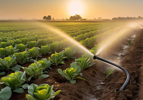Tuberías de riego agrícola