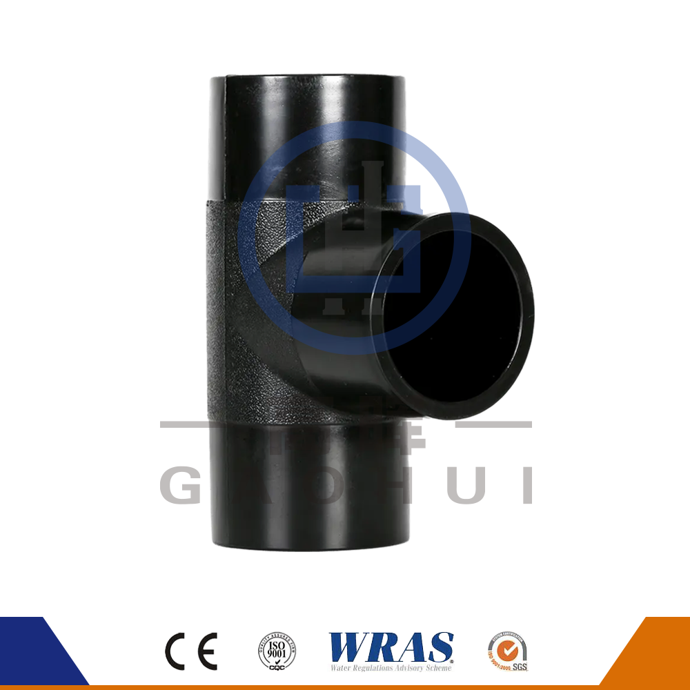 HDPE Moldeado Butt Fusion Equal TEE para suministro de agua Transferencia de aguas residuales Drenaje