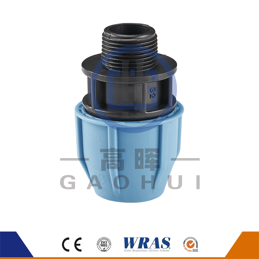 Cabeza redonda PP acoplador masculino P-017