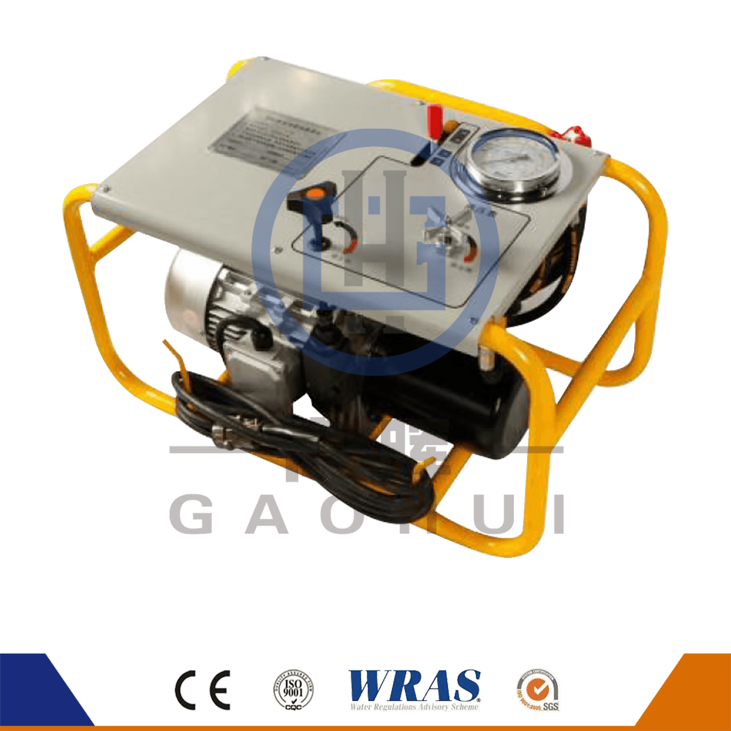 450 máquina de soldadura de tubería HDPE semiautomática de fusión hidráulica