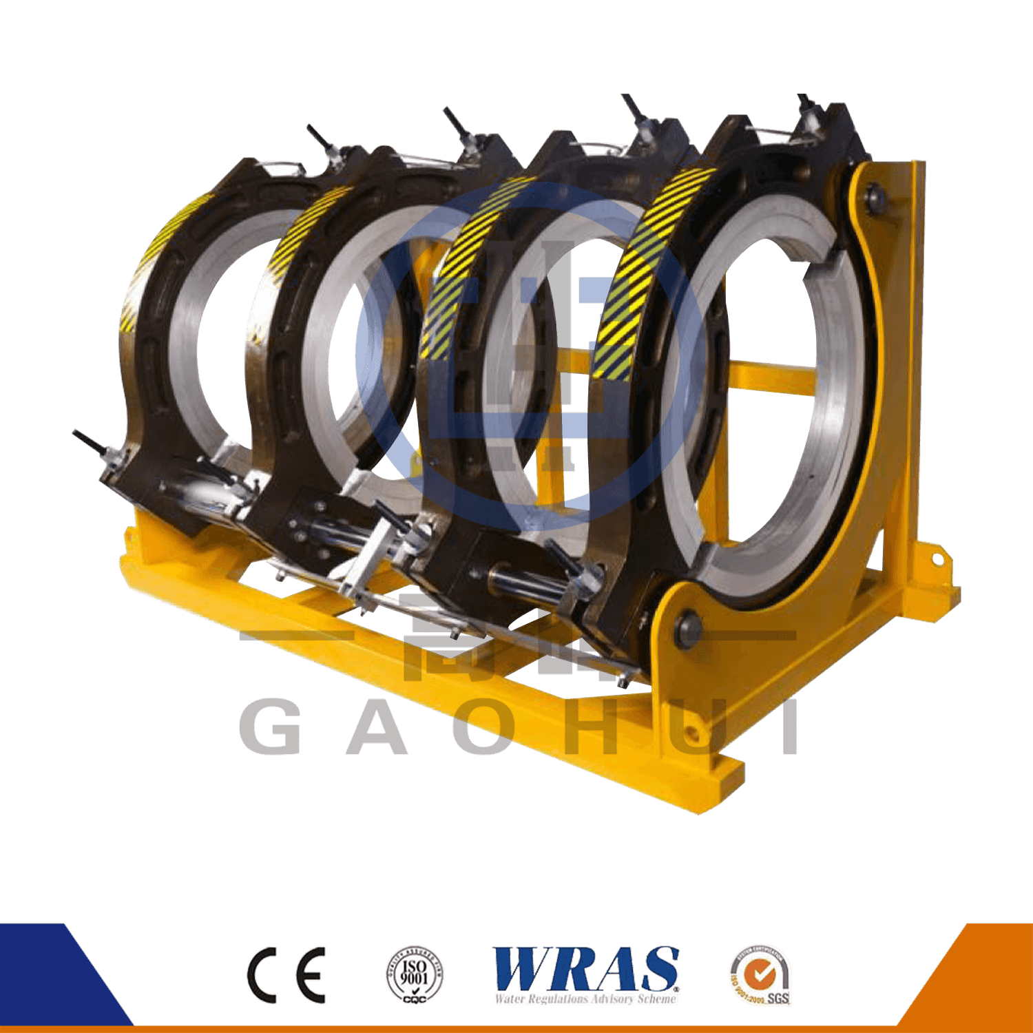 Máquina de soldadura de fusión semiautomática hidráulica de 500 HDPE