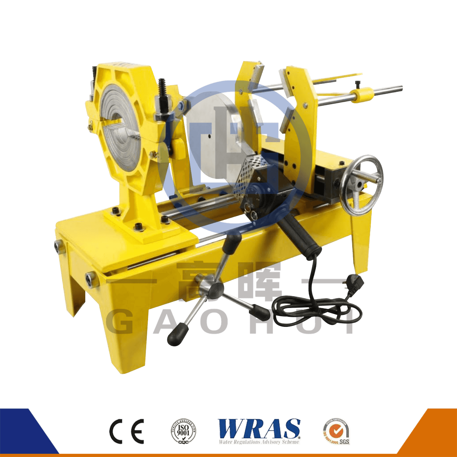 Máquina de soldadura de fusión de encabante de 160 tuberías