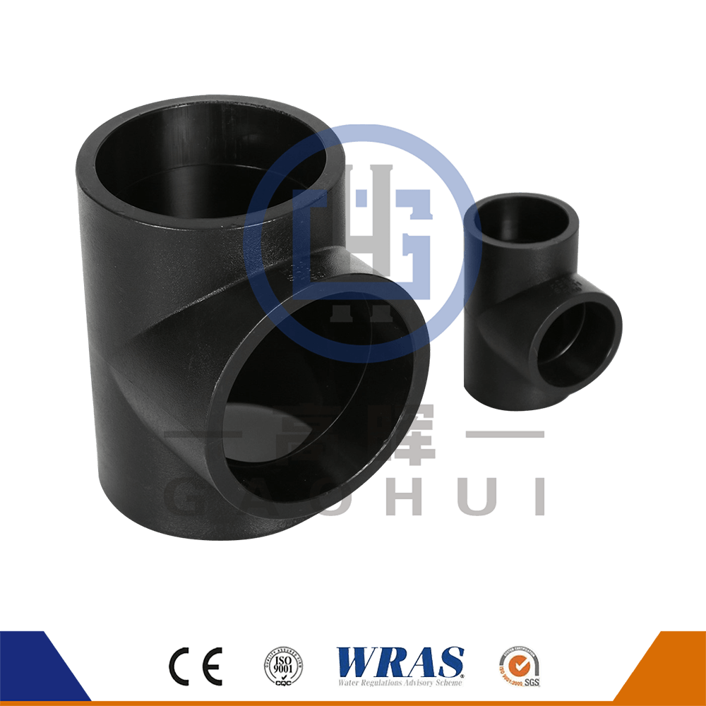 HDPE Socket Fusion Equal Tee asegura conexiones de alto rendimiento