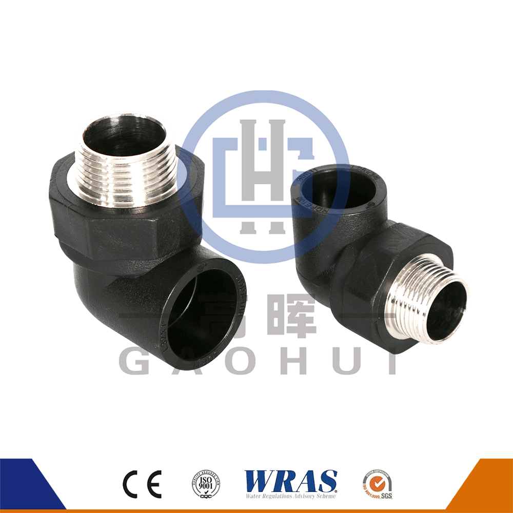 Hdpe masculino hilo codo