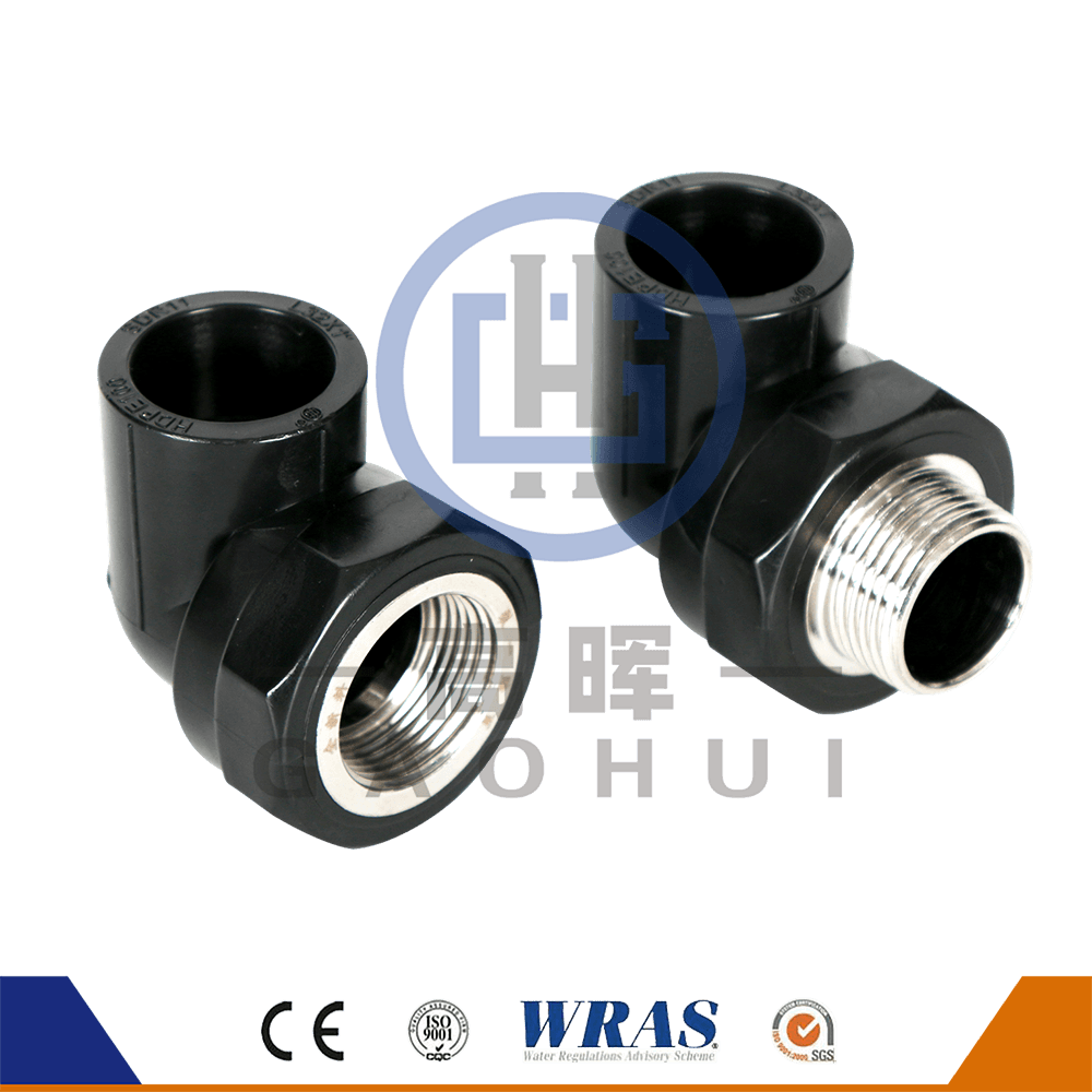 Hdpe masculino hilo codo